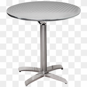 Transparent Silver Swirl Png - Outdoor Table, Png Download - cafe table png