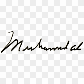 Transparent Muhammad Ali Clipart - Muhammad Ali Signature Transparent, HD Png Download - muhammad ali png
