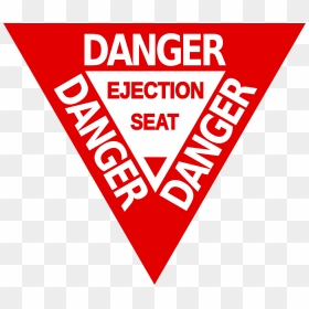 Danger Ejection Seat Png , Png Download - Danger Ejection Seat Vector, Transparent Png - yield sign png