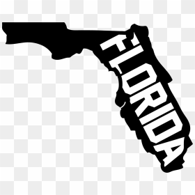 Florida State Outline 2 [fl2] - Florida State Clipart, HD Png Download - florida map outline png