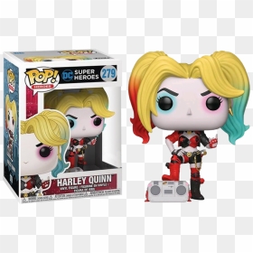 Harley Quinn With Boombox Rebirth Pop Vinyl Figure, HD Png Download - harley quinn diamonds png