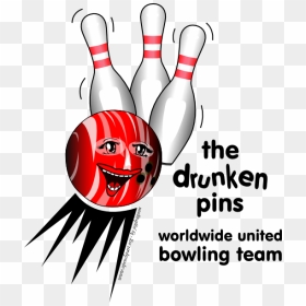 Bowling Ball And Pin, HD Png Download - bowling pins png