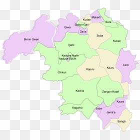 Kaduna State Local Government Areas, HD Png Download - florida map outline png