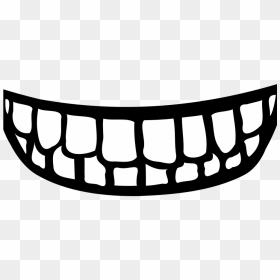 Tooth Outline Png - Teeth Clipart Transparent, Png Download - tooth outline png