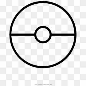 Fortune Pokeball Coloring Pages Page - Printable Pokemon Ball Coloring Page, HD Png Download - pokeball outline png