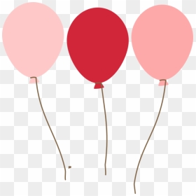 Emmas Blue Balloons Clip Art - Pink Balloons Clipart Png, Transparent Png - pink balloon png