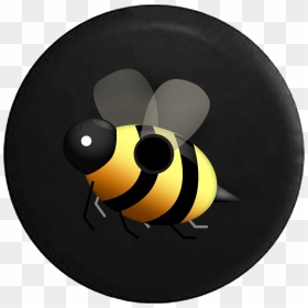 2018 2019 Wrangler Jl Backup Camera Honey Bee Text - Honeybee, HD Png Download - bee emoji png