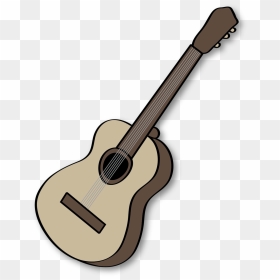 - Acoustic Guitar Clipart , Png Download - Acoustic Guitar Clipart, Transparent Png - guitar outline png