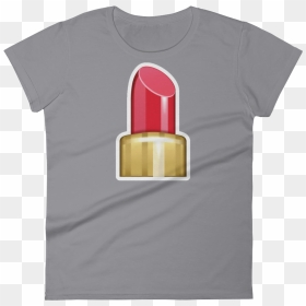 Women"s Emoji T Shirt - Bullet, HD Png Download - lipstick emoji png