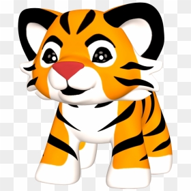 Baby Tiger Clipart Png - Transparent Background Baby Tiger Clipart, Png Download - tiger clipart png