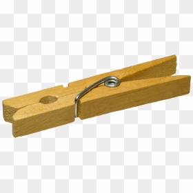 Wooden Cloth Pegs Png Transparent Image - Pinza De Ropa Png, Png Download - wooden plank png