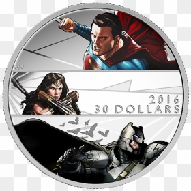 2016 Batman Vs Superman Coin, HD Png Download - ben affleck batman png