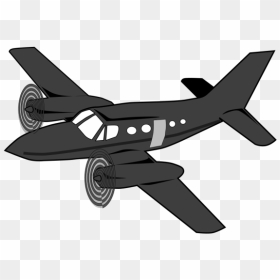 Dark Plane Png Clip Art - U 2 Plane Cartoon, Transparent Png - plane emoji png