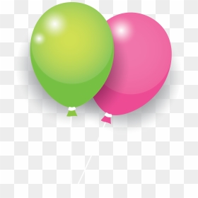 Green Pink Balloon - Sphere, HD Png Download - pink balloon png