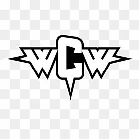 Wcw Logo Black And White - Transparent Wcw Logo, HD Png Download - wcw logo png