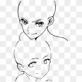 Anime Blank Character Template, HD Png Download - anime nose png