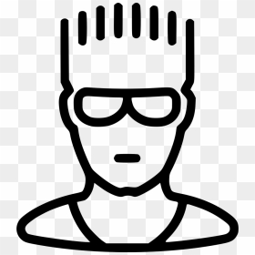 Guy Athlete Sportsman Human Avatar Glasses Duke Nukem - Icon Sportsman Png, Transparent Png - duke nukem png