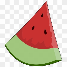 Slice Of Watermelon Clipart - Clipart Triangle Shaped Objects, HD Png Download - watermelon clipart png