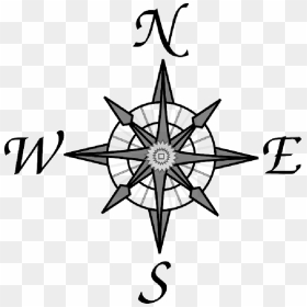 Compass Rose Clip Art, HD Png Download - nautical star png