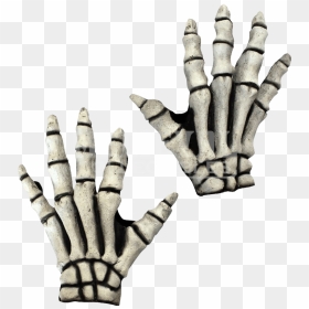 Glove Human Skeleton Hand Costume - Realistic Skeleton Gloves, HD Png Download - skeleton hand png