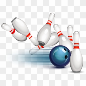 Bowling Ball And Pins Png, Transparent Png - bowling pins png