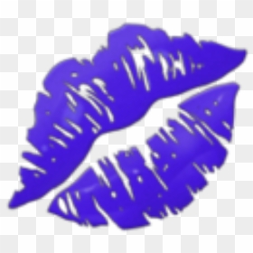 #freetoedit #darkpurple #lipstick #emoji #purple #kiss - Iphone Kiss Emoji, HD Png Download - lipstick emoji png