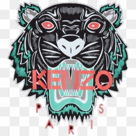 Ftefavebrands Kenzo Ilovekenzo Tiger Roaring - Kenzo Tiger Logo Png, Transparent Png - tiger logo png