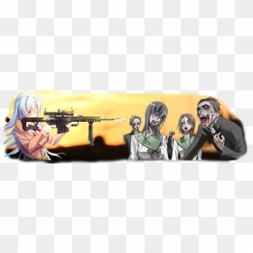 Mdivyktm - Highschool Of The Dead Zombies, HD Png Download - awp asiimov png