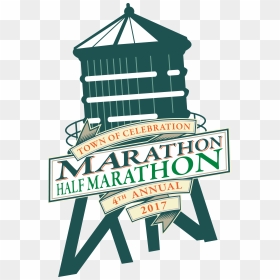 2017 Marathon Logo - Town Of Celebration Marathon And Half Marathon 2020, HD Png Download - epcot logo png
