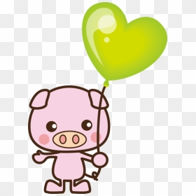 Pink,heart,balloon - Transparent Koala Gif, HD Png Download - pink balloon png