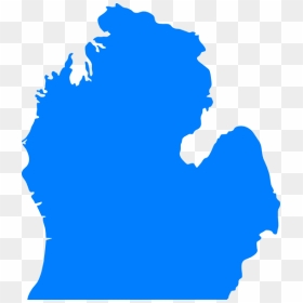 Michigan Clip Art - State Of Michigan Lower Peninsula, HD Png Download - michigan outline png