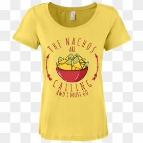 Nachos Are Calling T-shirt Template - T-shirt, HD Png Download - shirt template png
