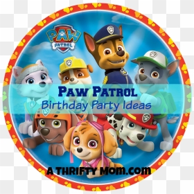 Birthday Clipart Paw Patrol - Paw Patrol Round, HD Png Download - paw patrol clipart png