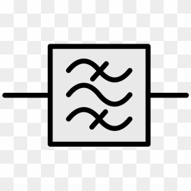 Band Pass Filter Symbol, HD Png Download - filter icon png