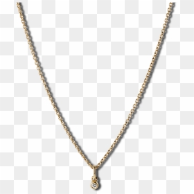 Combination Of An Anchor Chain And Diamond Pendant"  - Necklace, HD Png Download - silver chain png