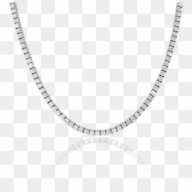 14kt White Gold - 1 Gram Gold Flipkart Necklace With Price, HD Png Download - silver chain png