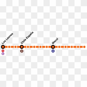Mapa Línea 8 Metro De Santiago - Linea 8 Metro Santiago, HD Png Download - linea png