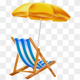 Beach Umbrella With Chair Png Clipar Gallery Beach - Beach Umbrella And Chair Png, Transparent Png - beach chair png
