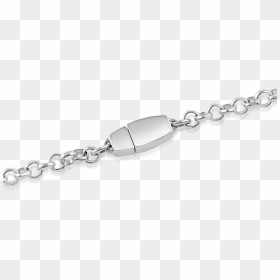 Sterling Silver Chain Anklet Hex Screw Lock Clasp - Locket, HD Png Download - silver chain png