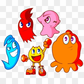 Ghost Clipart Old Man - Pac Man Ghost Fan Art, HD Png Download - pacman ghosts png
