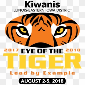 Kiwanis Eye Of The Tiger Logo , Png Download - Kiwanis, Transparent Png - tiger logo png
