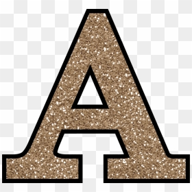 Glitter Letter A Png, Transparent Png - png glitter