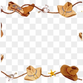 Free Cowboy Clipart Santa Clipart - Transparent Western Border Clip Art, HD Png Download - santa clipart png