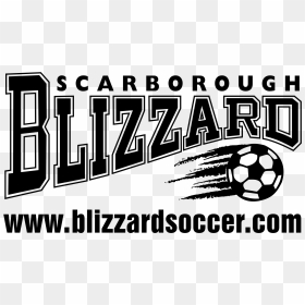 Scarborough Blizzard Soccer Logo Png Transparent - Kick American Football, Png Download - blizzard logo png