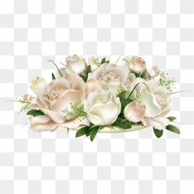 Light Flower Background Png Clipart - Wedding Bouquet Flowers Png, Transparent Png - flower background png