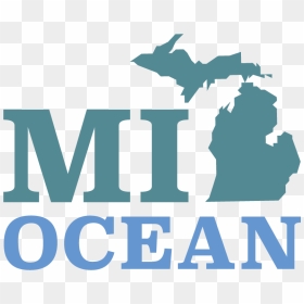 The Mi-ocean Logo - State Of Michigan, HD Png Download - michigan outline png