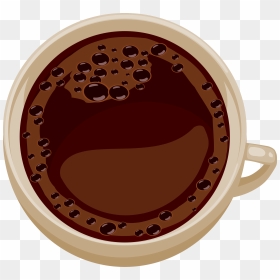 Coffee Cup Clipart Png Top View , Png Download - Hot Chocolate Top View Png, Transparent Png - coffee cup clipart png