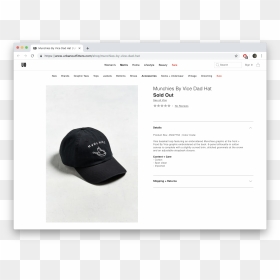Baseball Cap, HD Png Download - urban outfitters logo png