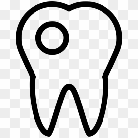 Tooth, HD Png Download - tooth outline png