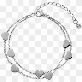 Love Chain Silver Paul Valentine, HD Png Download - silver chain png